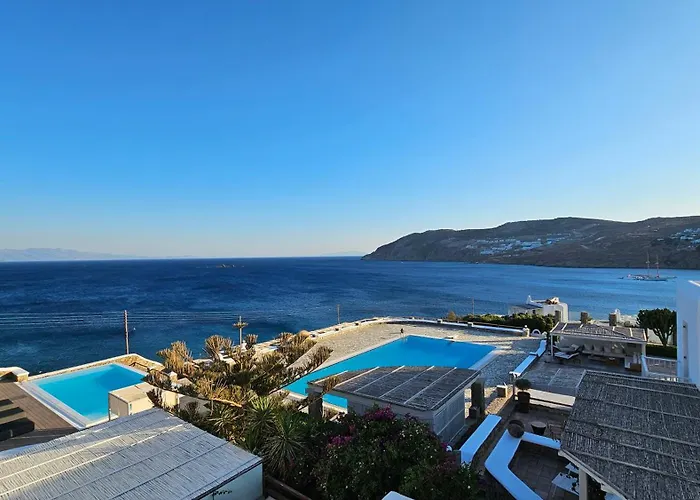 Вилла Spika With Seaview And Shared Pool Кало-Ливади